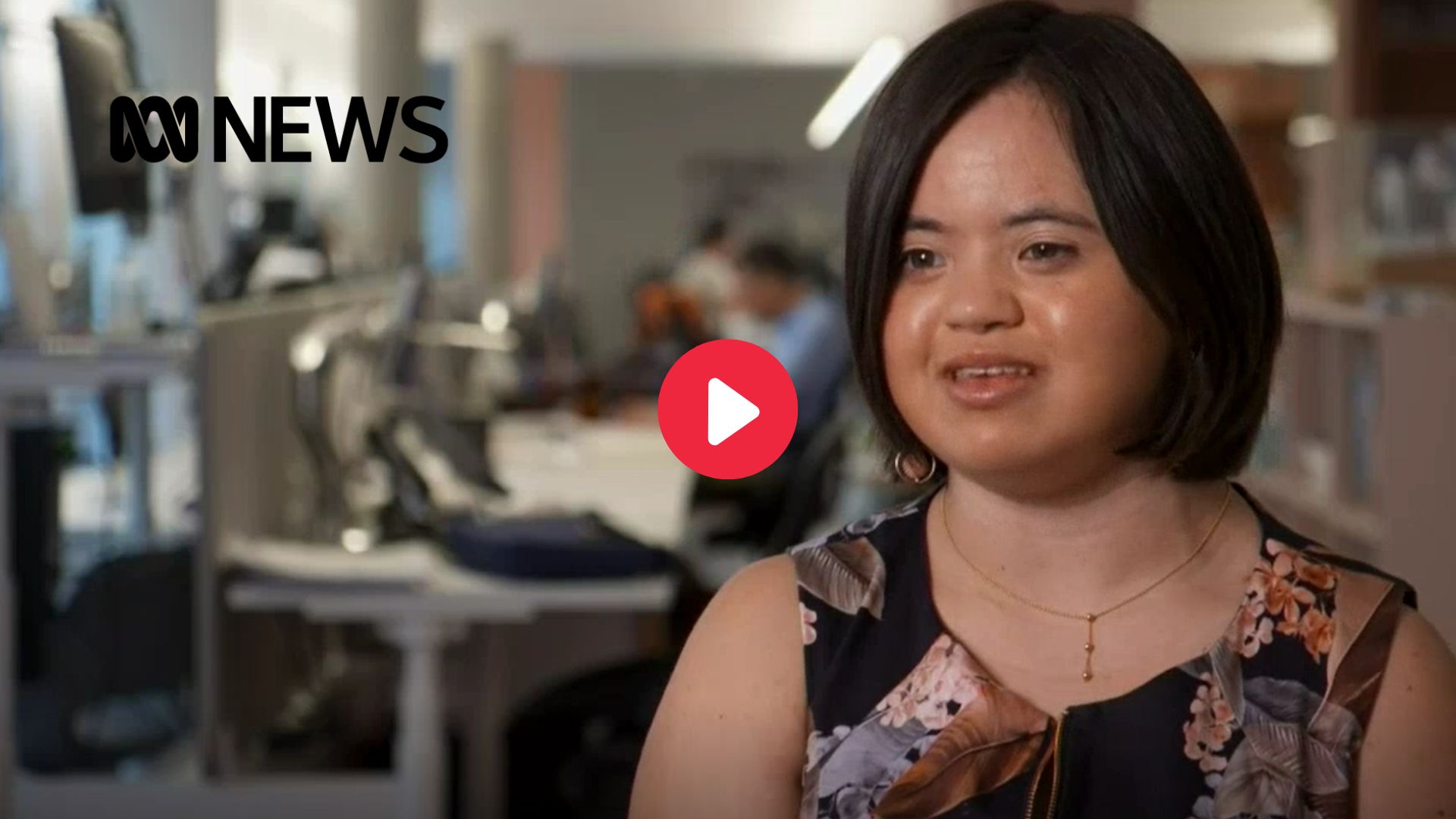 Jigsaw graduate Olivia, talks to ABC news