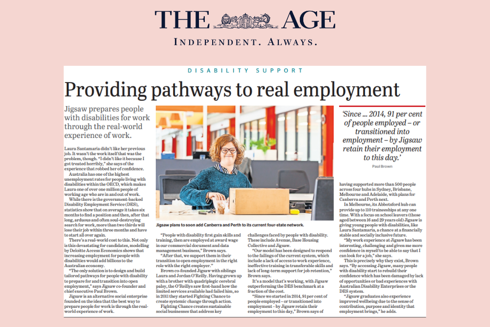 The Age advertorial