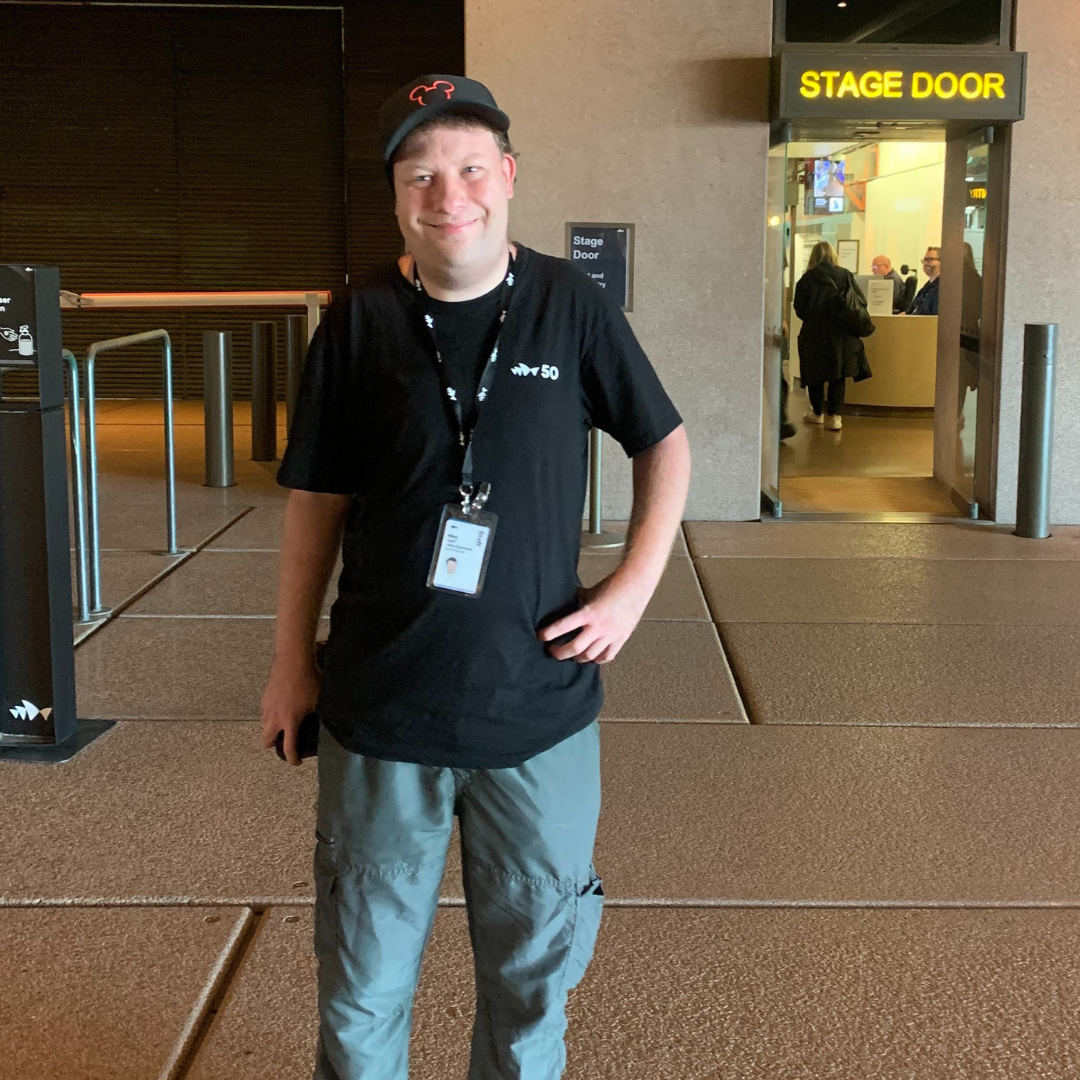 43 Mikey in his new role at the Sydney Opera House